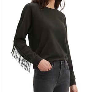 Levi’s Reese Crewneck Fringe Sweatshirt